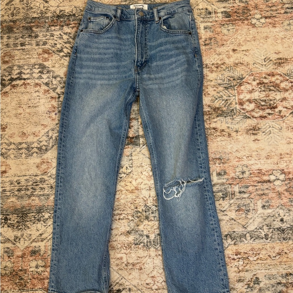 Reformation Blue Boyfriend Jeans‎ 29 EUC